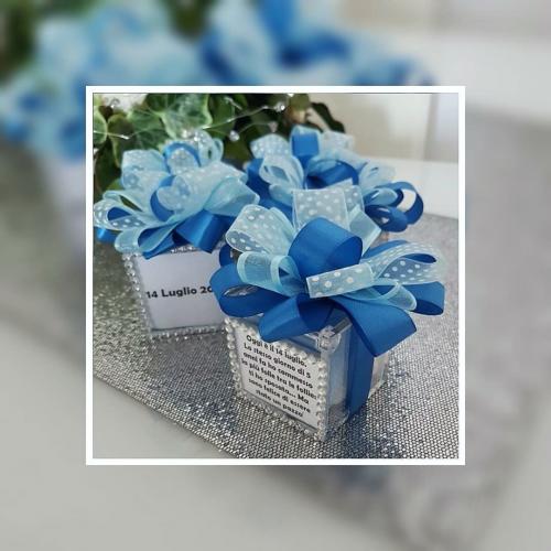 BOMBONIERA MATRIMONIO CUBO 7