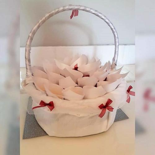 LANCO RISO MATRIMONIO CHIESA CESTA CONI 1