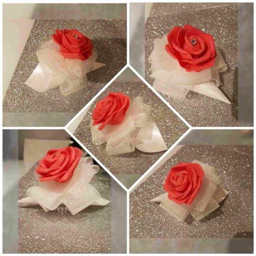 SEGNAPOSTO MATRIMONIO CONI ROSE 3